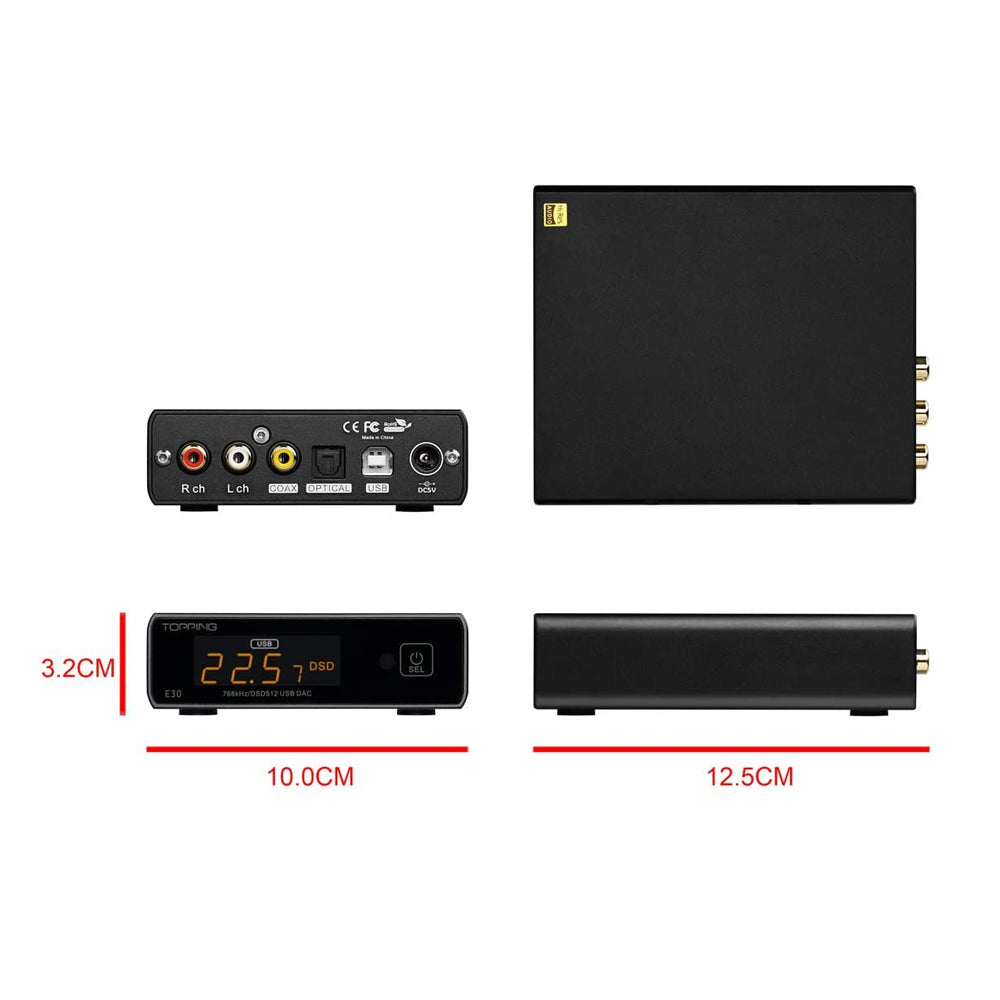 Topping E30 IMAGEAKM DAC, AK4493