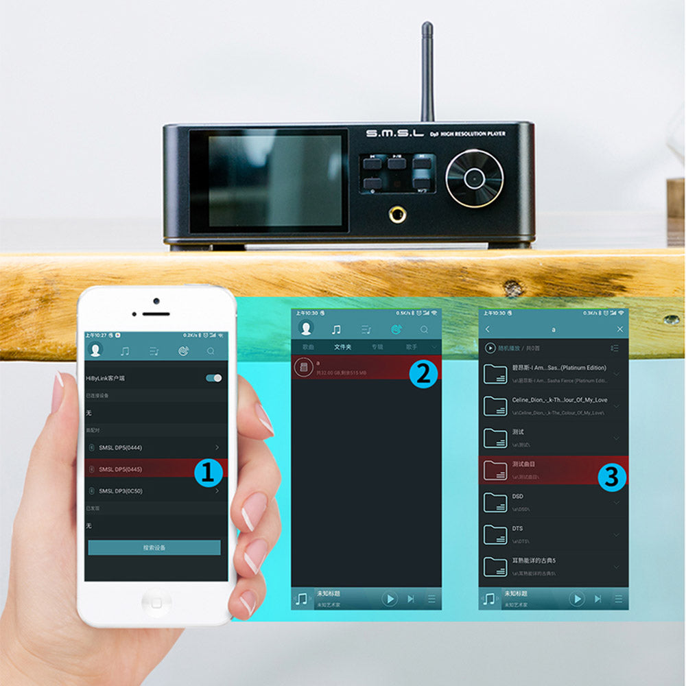 SMSL DP5 HIFI MQA Full Decoding Network Music Player – Linsoul Audio