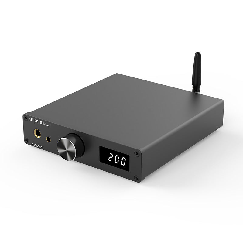 SMSL C200 USB Bluetooth DAC ヘッドホンアンプ - アンプ
