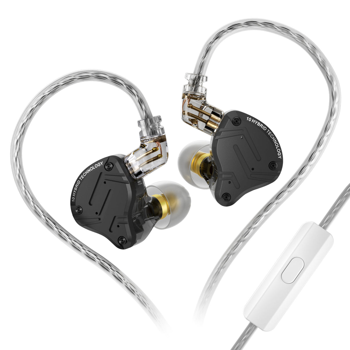 KZ ZS10 PRO X Upgraded 1DD+4BA Hybrid Driver HiFi IEM