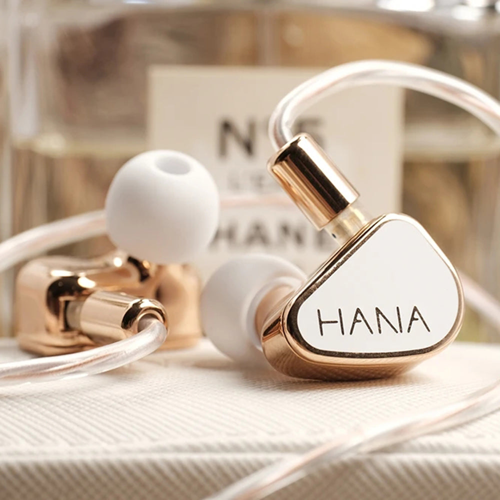 TANCHJIM HANA New Version IEM HiFi sale Dynamic in-Ear Monitors Earphone OFC Cable wi